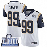 Youth Nike Rams 99 Aaron Donald White 2019 Super Bowl LIII Vapor Untouchable Limited Jersey,baseball caps,new era cap wholesale,wholesale hats
